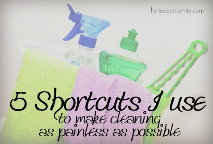 5 Cleaning Shortcuts