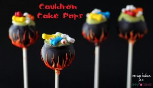 Cauldron Cake Pops By by Karyn Granrud | Pint Sized Baker